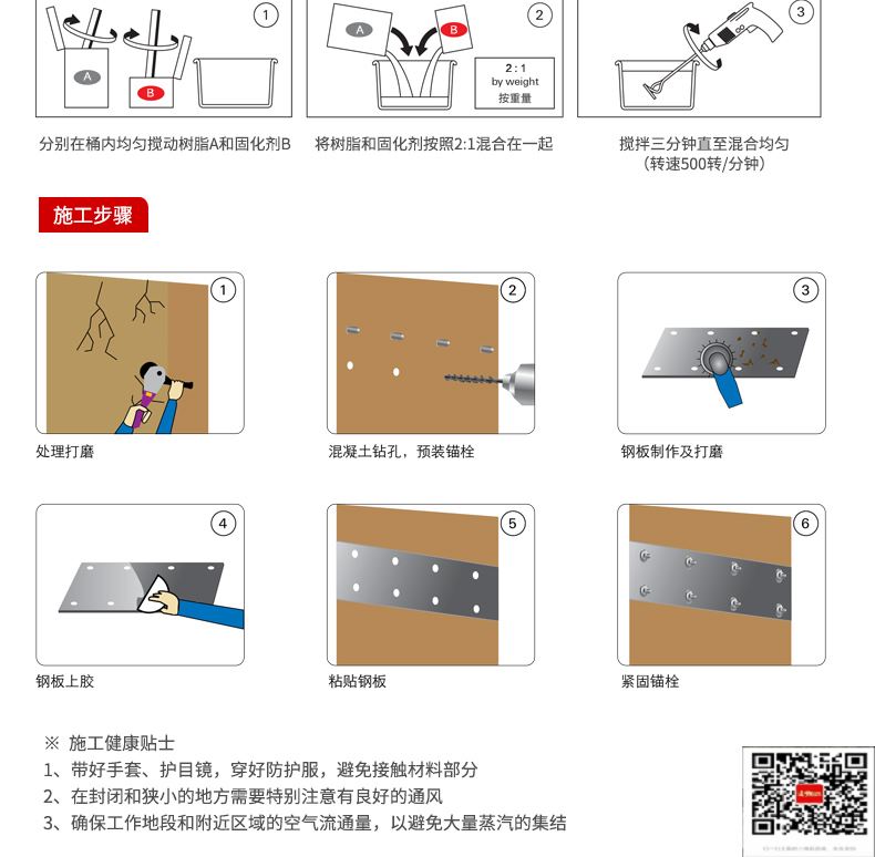 包钢清丰粘钢加固施工过程